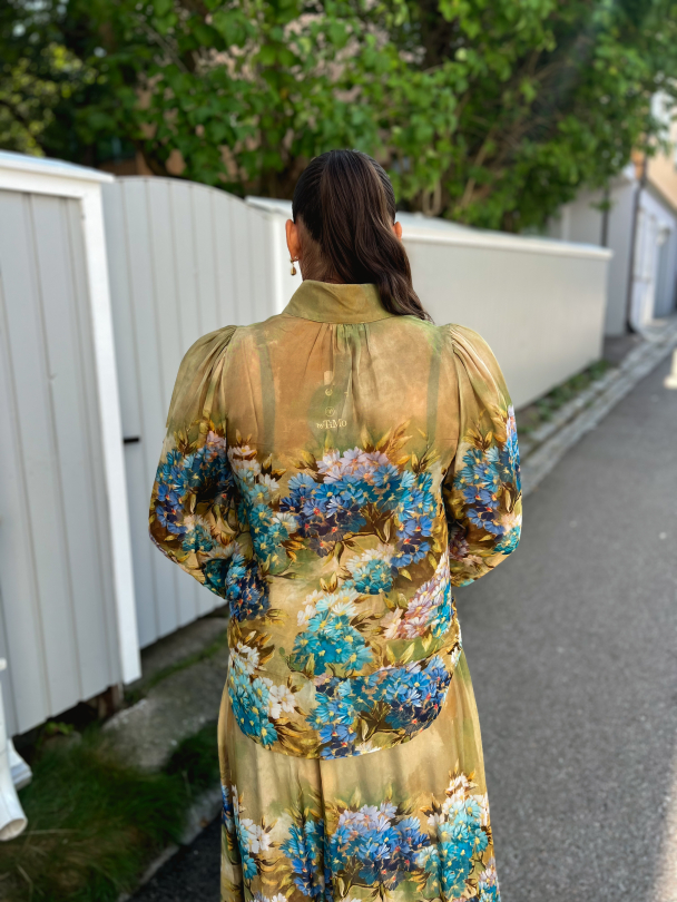 Organza Blouse - Forest Flower - Image 7