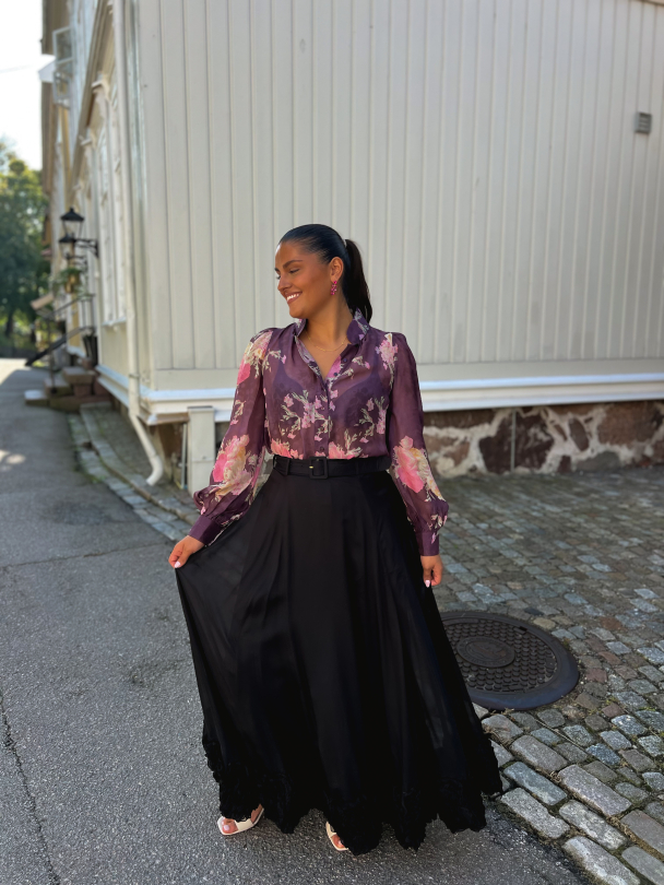 Organza Blouse - Plum Field - Image 5