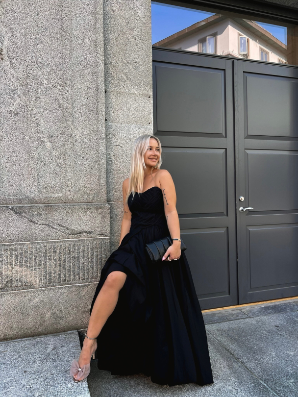 Spatial Maxi Dress - Black  - Image 6