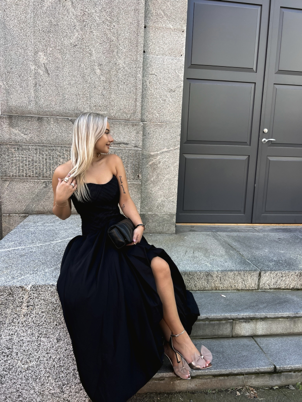 Spatial Maxi Dress - Black  - Image 7