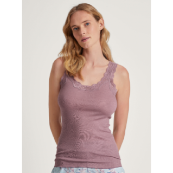 Richesse Lace tank topp, Elderberry