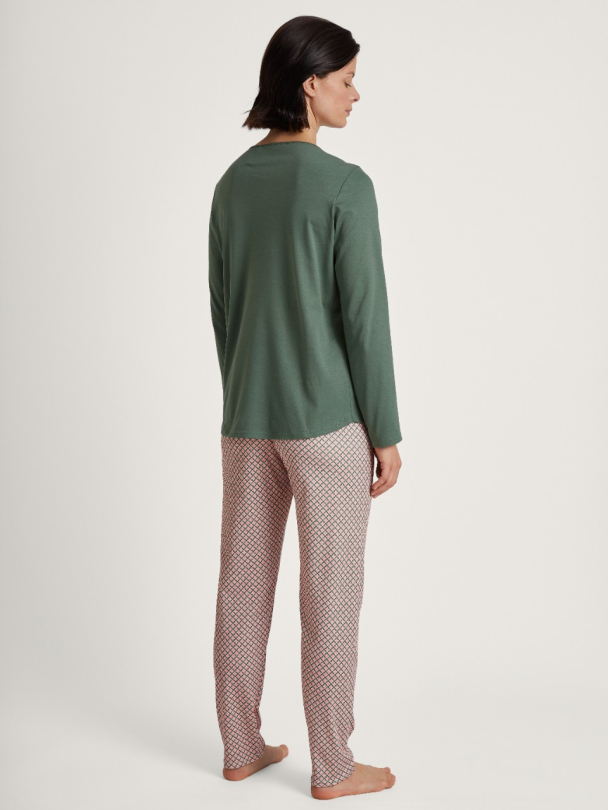 Pysjamas lang erm, Laurel green - Image 2