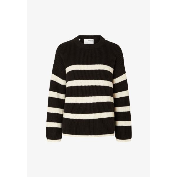 Bloomie Knit O-Neck - Black