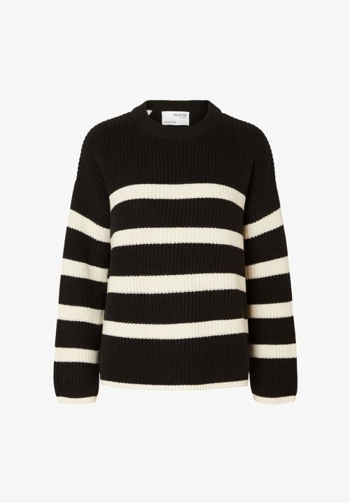 Bloomie Knit O-Neck - Black