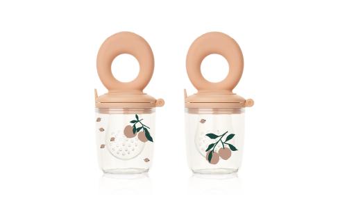 Liewood | Miranda Food Feeder 2-pk - Peach/Sea Shell