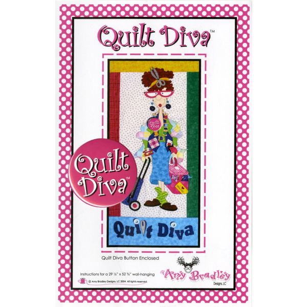 abd169   Quilt Diva (includes Quilt Diva button)