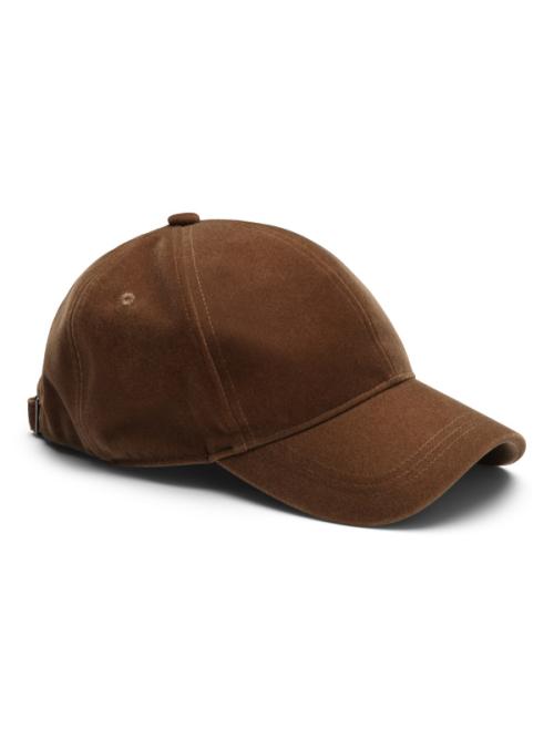 Julie Velvet Cap Brown