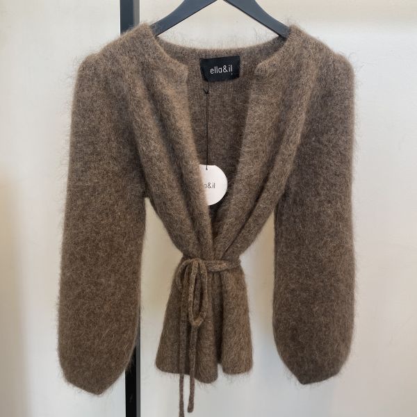 Fredrikke Chunky Cardigan Brown
