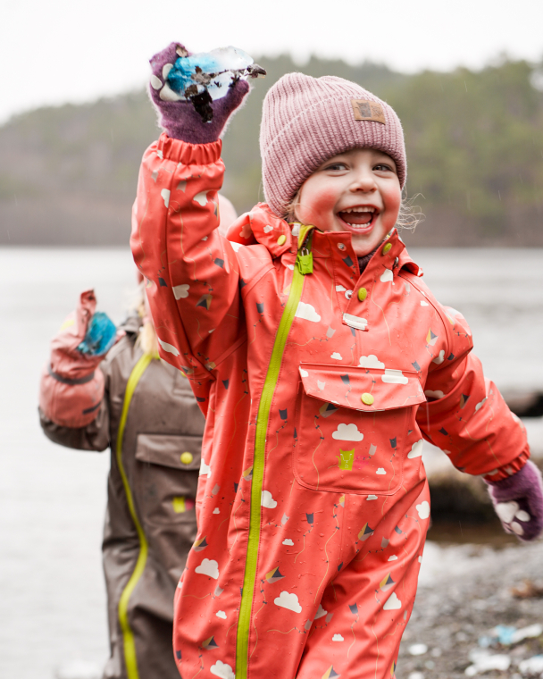 Kattnakken | Vinterregndress Vêret - Vårrosa - Image 4