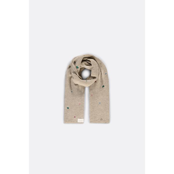 Lidia Scarf Oatmeal Melange   |  Lidia Scarf Oatmeal Melange fra Fabienne Chapot