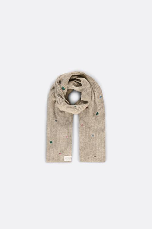 Lidia Scarf Oatmeal Melange   |  Lidia Scarf Oatmeal Melange fra Fabienne Chapot