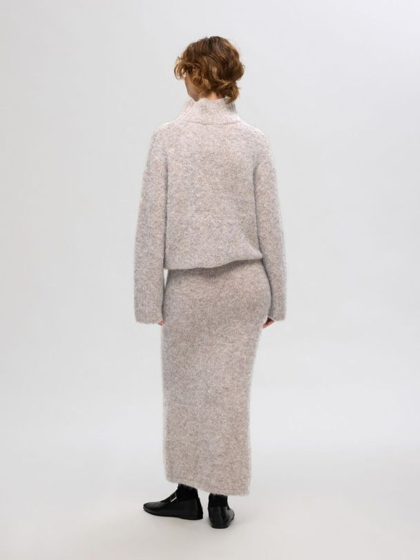 SELECTED FEMME Gabella Midi Knit Skirt - Image 5