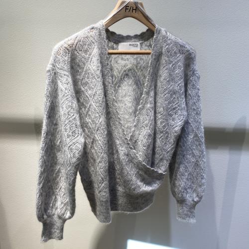 Juliet Wrap V-Neck Knit