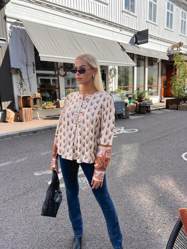Satin Blouse - Vintage Paisley - Image 5