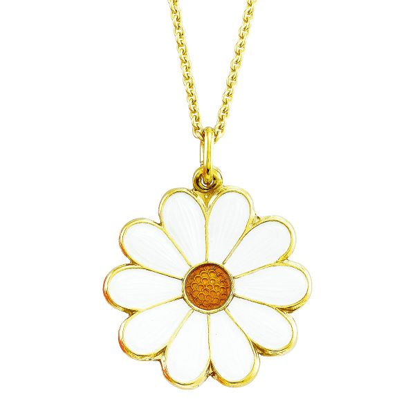 Daisy Big Pendant - Hvit 139/95