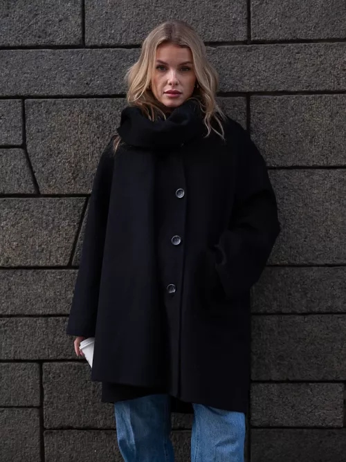 SANDY WOOL COAT