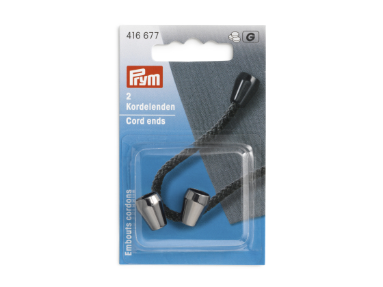 416677  ENDESTOPPER KONISK GUNMETAL 13 X 10 MM (2 STK)