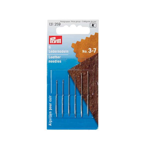 131259   LÆDERNÅLE 3-7 ASSORTERET (6 STK)
