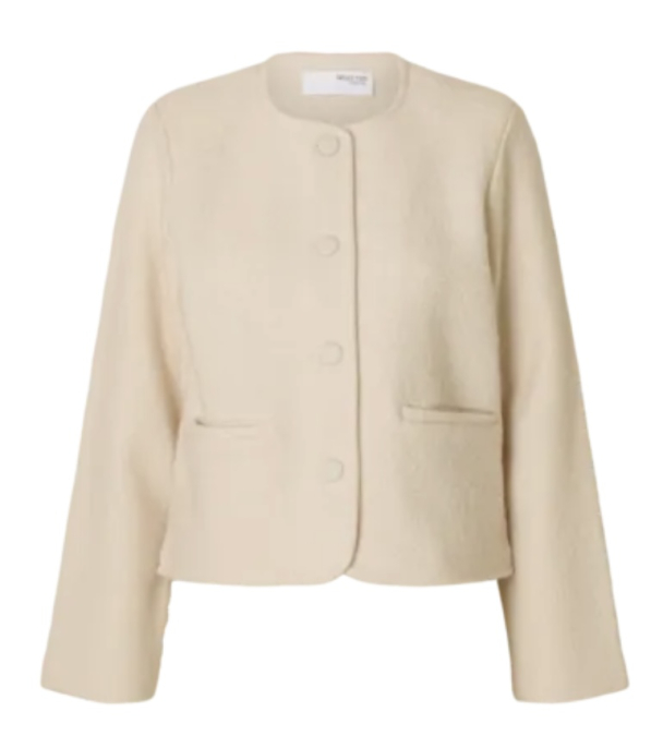 Darla Knit Short Cardigan - Birch - Image 1