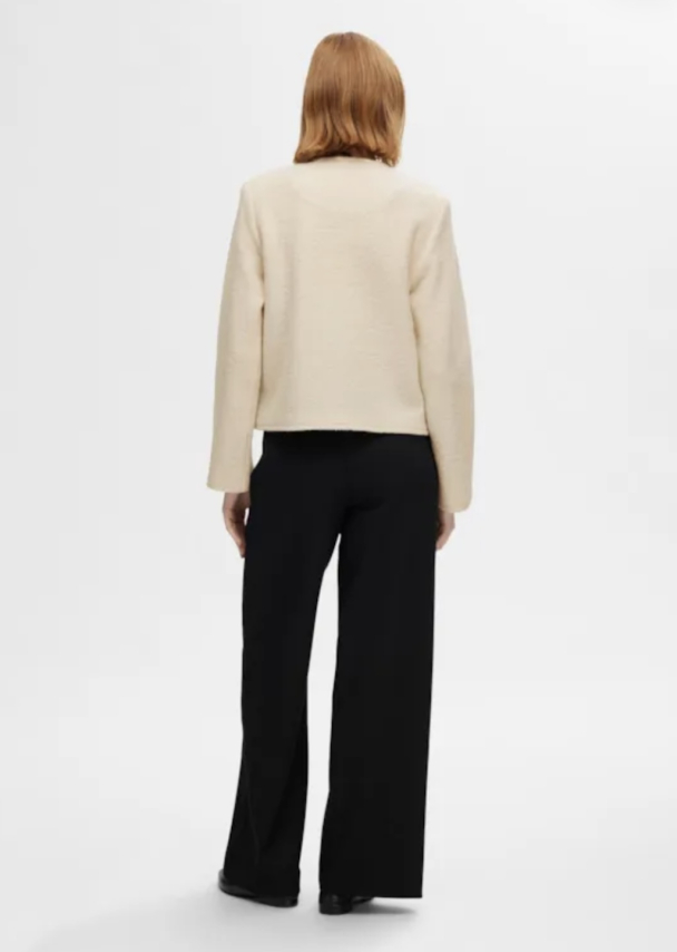 Darla Knit Short Cardigan - Birch - Image 3