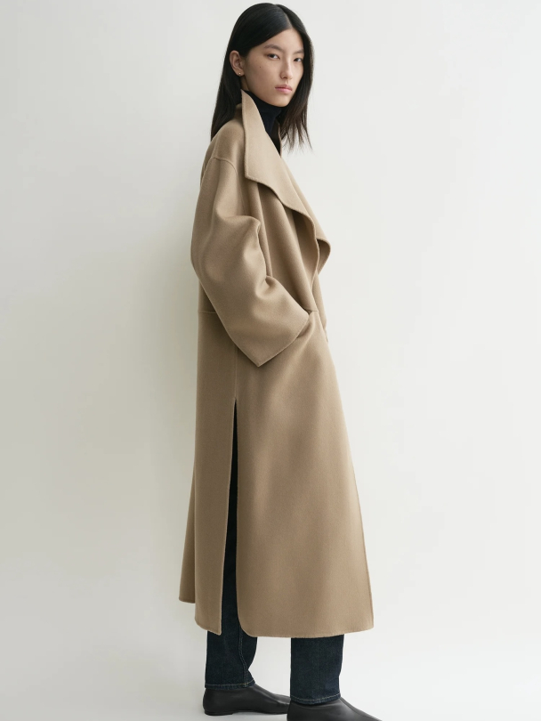 Signature Wool Cashmere Coat - Image 4