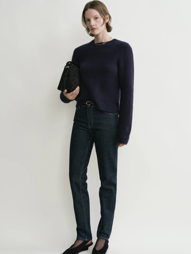 Cropped Crew-Neck Knit - Image 2