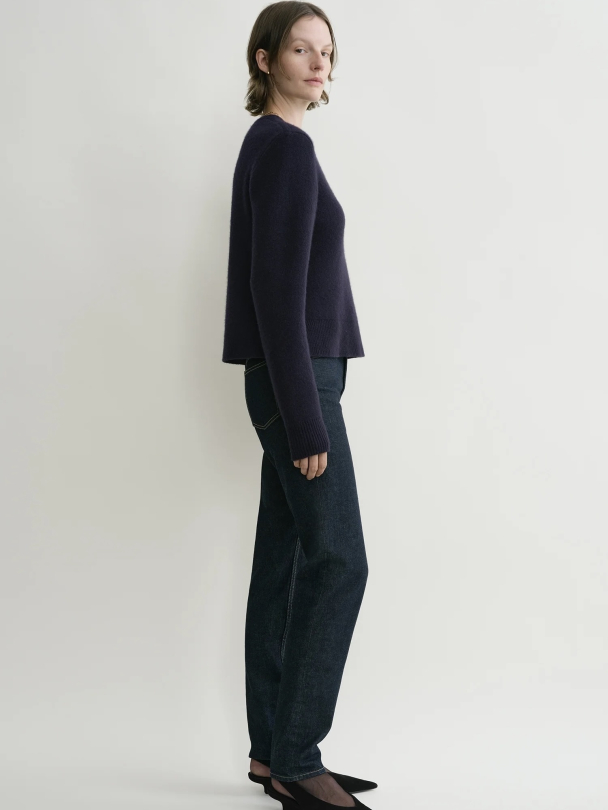 Cropped Crew-Neck Knit - Image 4
