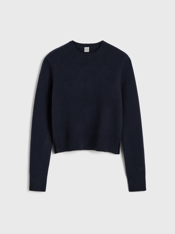 Cropped Crew-Neck Knit - Image 5