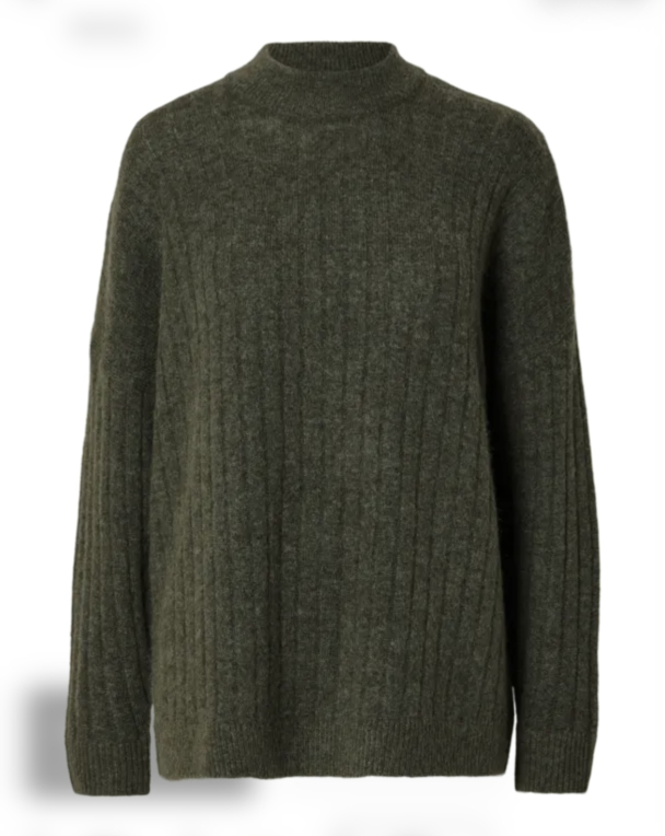 Maline Knit High Neck - Kalamata - Image 3
