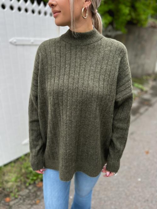 Maline Knit High Neck - Kalamata