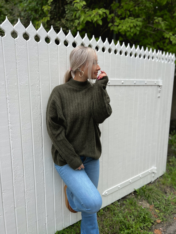 Maline Knit High Neck - Kalamata - Image 6