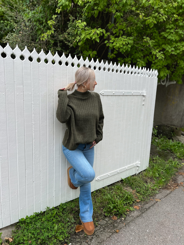 Maline Knit High Neck - Kalamata - Image 7
