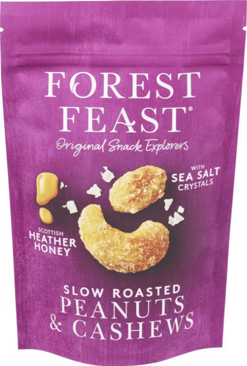 Peanuts&Cashews Honey Roast 120g Forest