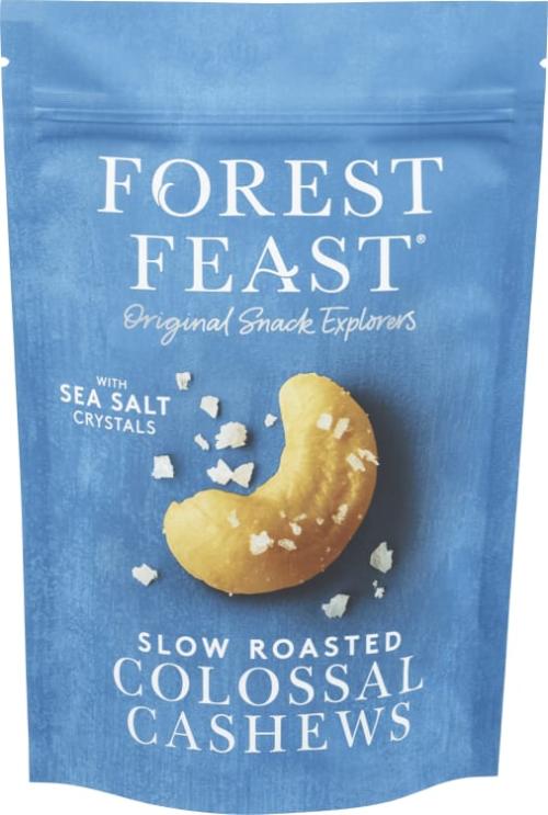 Colossal Cashews Sea Salt Slow Roasted 120g Forest Feast
