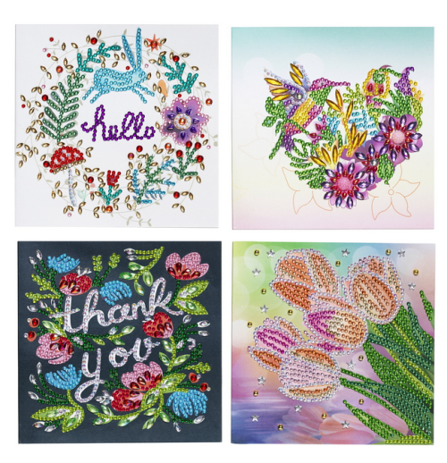 Diamond Painting – 4 stk. 