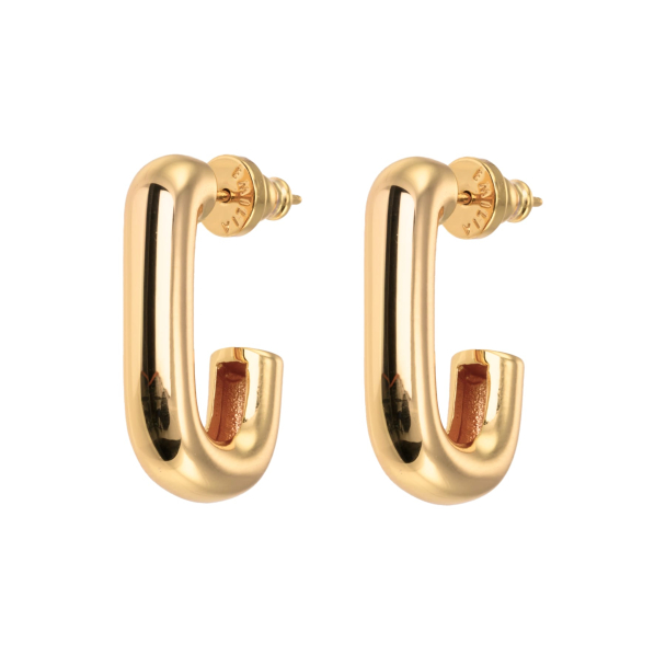 SQUARE CHUNKY HOOPS - Image 1