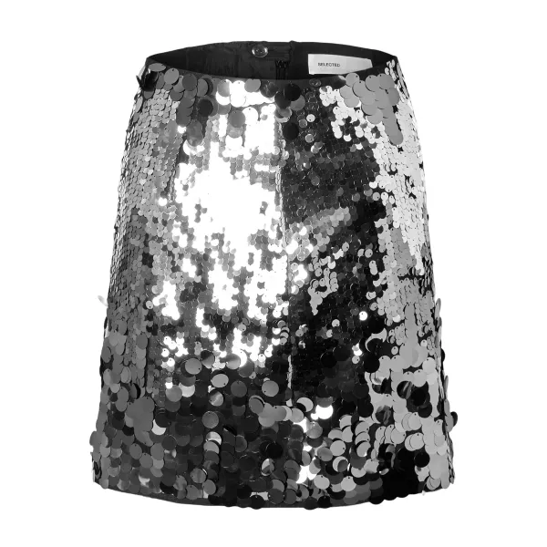 SELECTED FEMME Tana Sequin Skirt