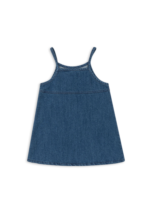 Magot Strap Dress - Denim Blue - Image 2