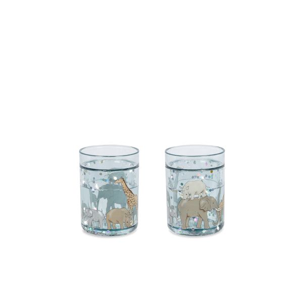 Konges Sløjd | Glitter Cups 2-pk - Safari