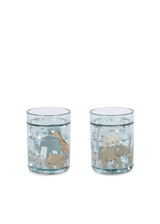 Konges Sløjd | Glitter Cups 2-pk - Safari - Image 1