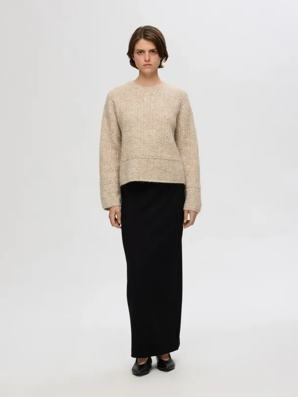 SELECTED FEMME Alva Structure Knit Sweater - Image 2