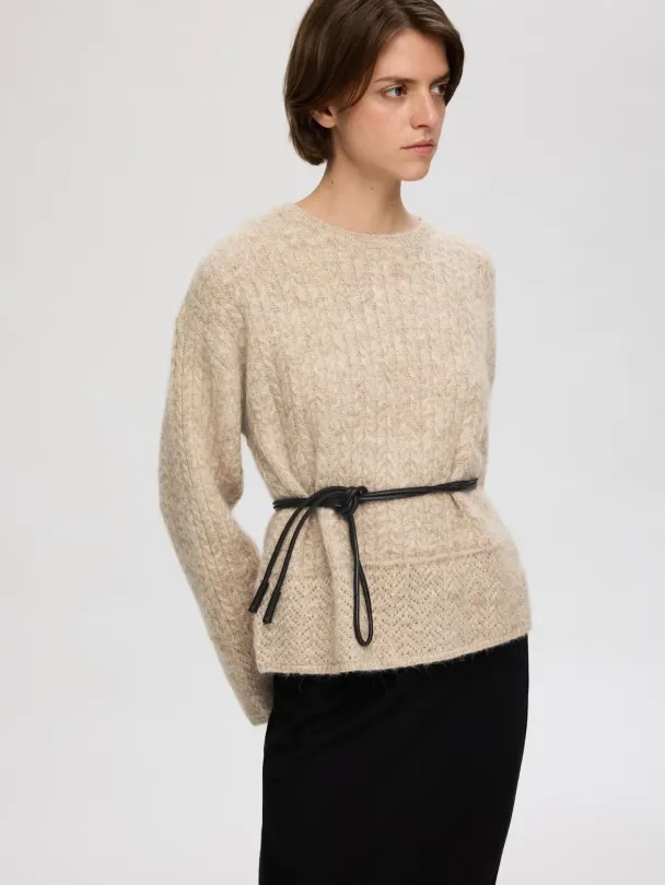 SELECTED FEMME Alva Structure Knit Sweater - Image 3