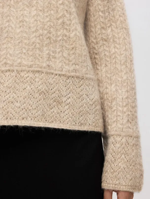SELECTED FEMME Alva Structure Knit Sweater - Image 4