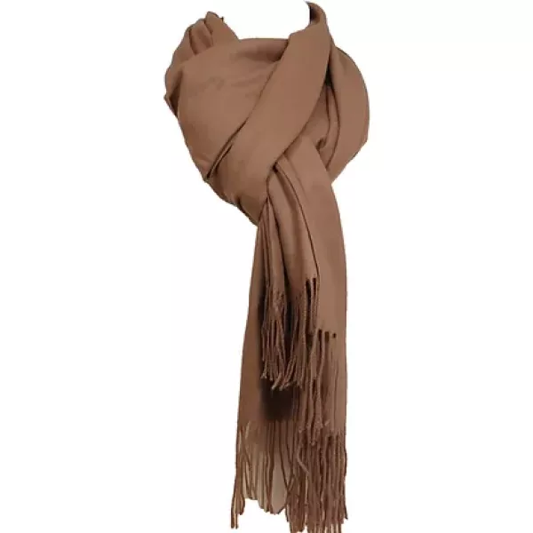 Cashmere skjerf - Kaffe 