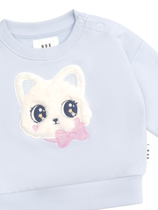 Furry Meow Sweatshirt - Fog - Image 3