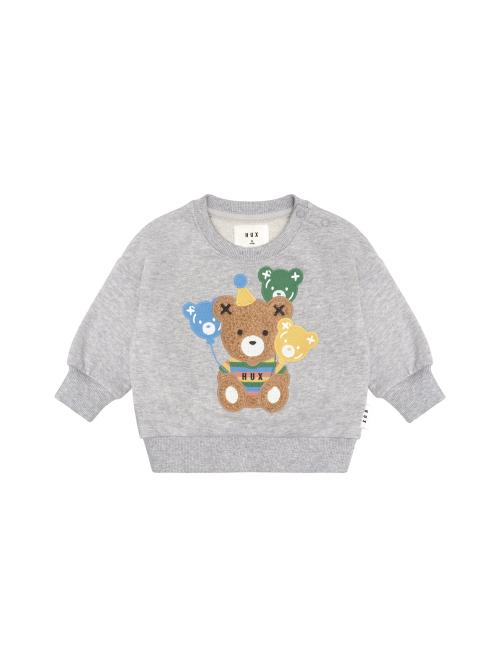 HUXBABY | Party Hux Sweatshirt - Grey Marle