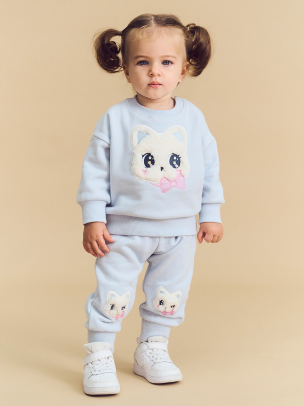 Furry Meow Sweatshirt - Fog - Image 4