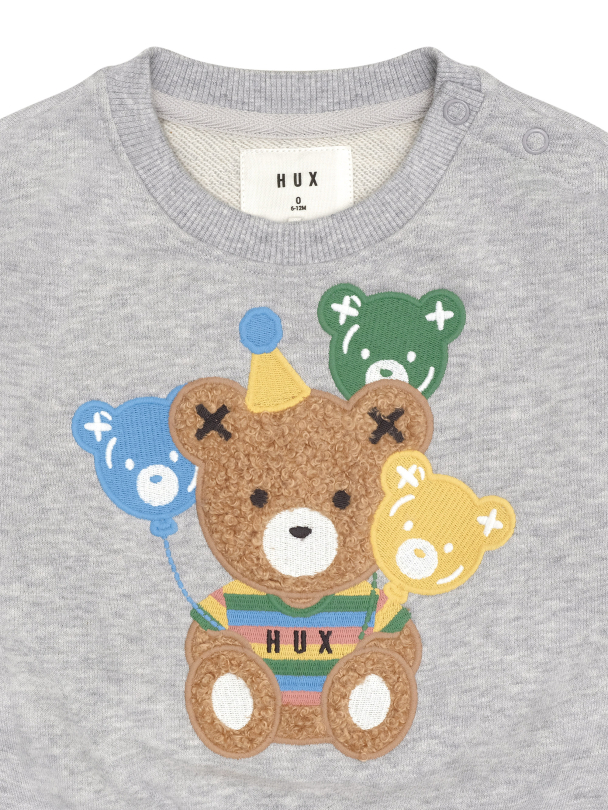 Party Hux Sweatshirt - Grey Marle - Image 3