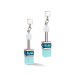 GEOCUBE Earrings Iconic Joyful Colours Turquoise