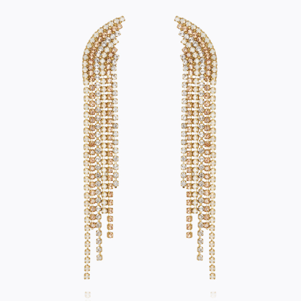 Diana Earrings Gold - Golden Combo